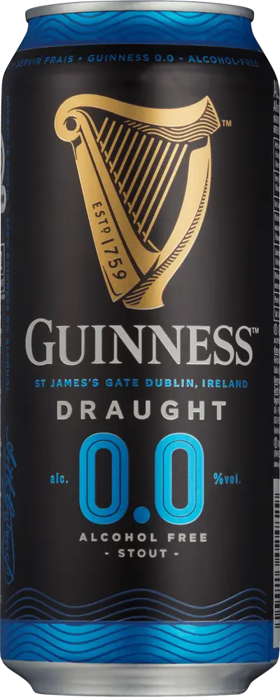 Guinness Draught Alcohol free